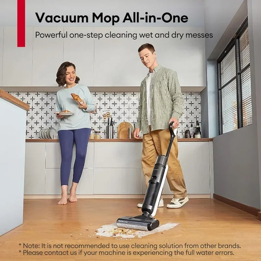 Ultenic Cordless Vacuum Mop All in One Combo, Wet Dry Vacuum Cleaner, Self-Cleaning Long Runtime, Smart Mess Detection, LCD Display