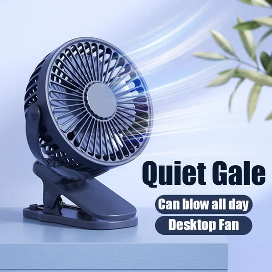 USB Rechargeable Portable mini Table Fan